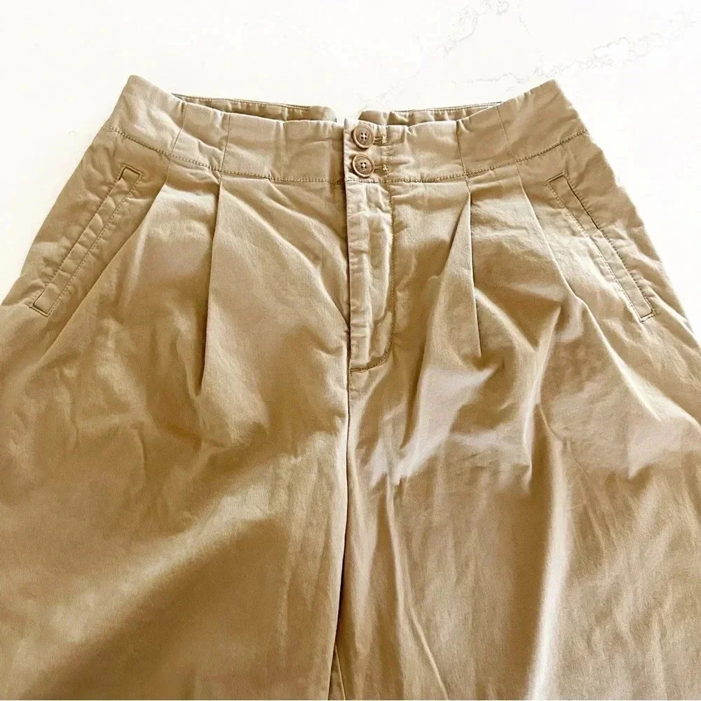 Maeve Anthropologie Pleated Wide-Leg Pants Trousers | 4 - Picture 7 of 10